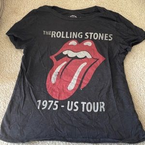 the Rolling Stones 1975 US Tour T-Shirt (large)